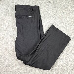 Rekucci Womens Plus 20W Charcoal Texture Straight Leg Stretch Dress Pants RE1038